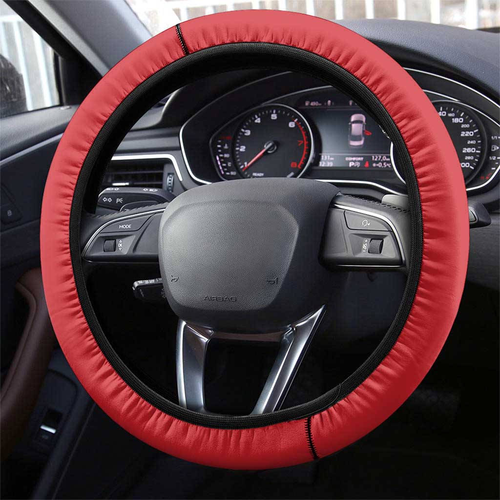 Papua New Guinea Rugby Steering Wheel Cover Go Orchids Pacific Champions