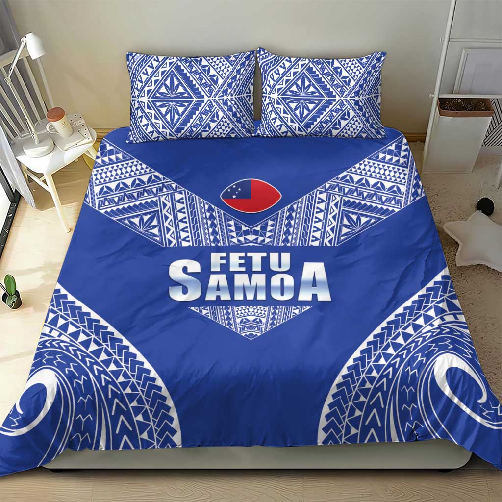 Fetu Samoa Rugby Bedding Set Go Champions
