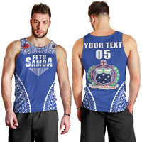 Fetu Samoa Rugby Custom Men Tank Top Go Champions
