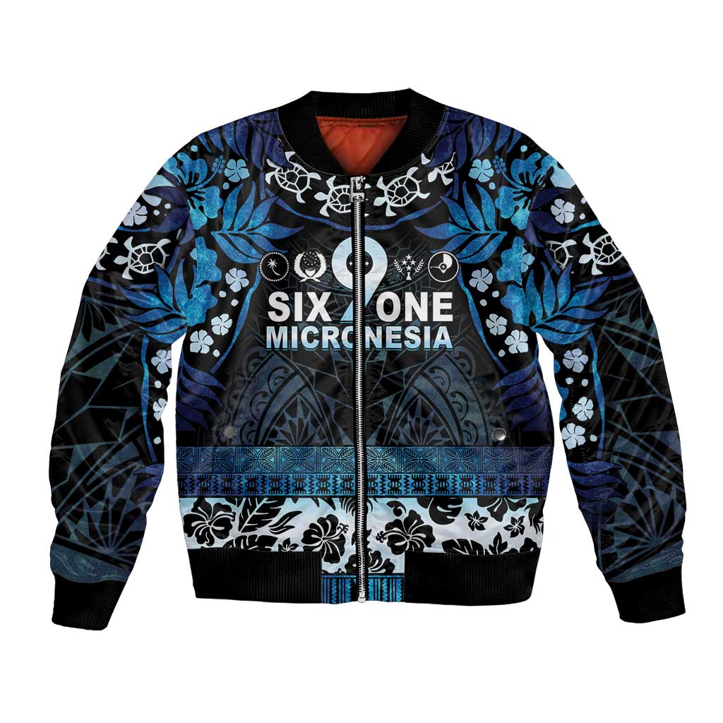 Micronesia FSM 691 Bomber Jacket Respect Culture