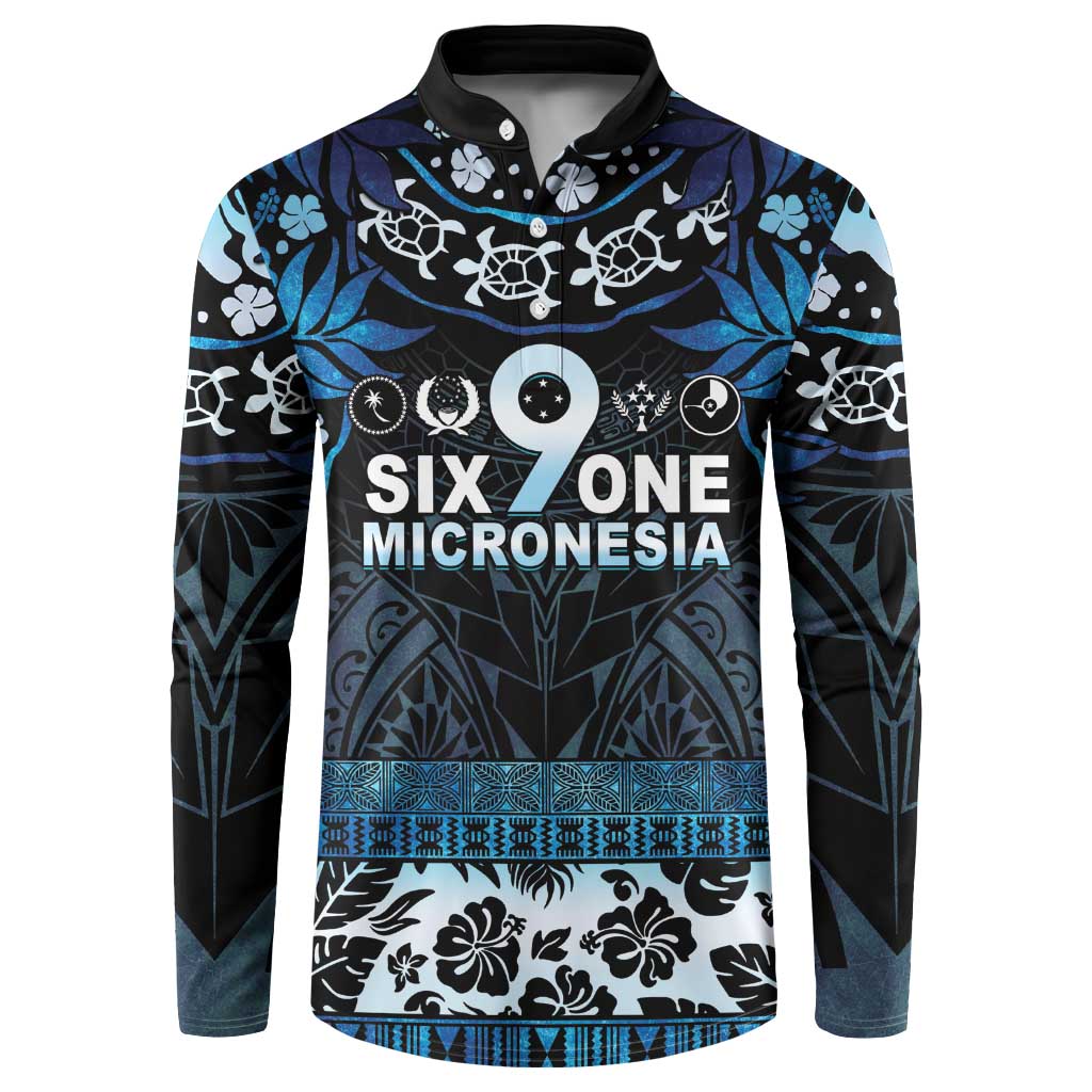 Micronesia FSM 691 Button Sweatshirt Respect Culture