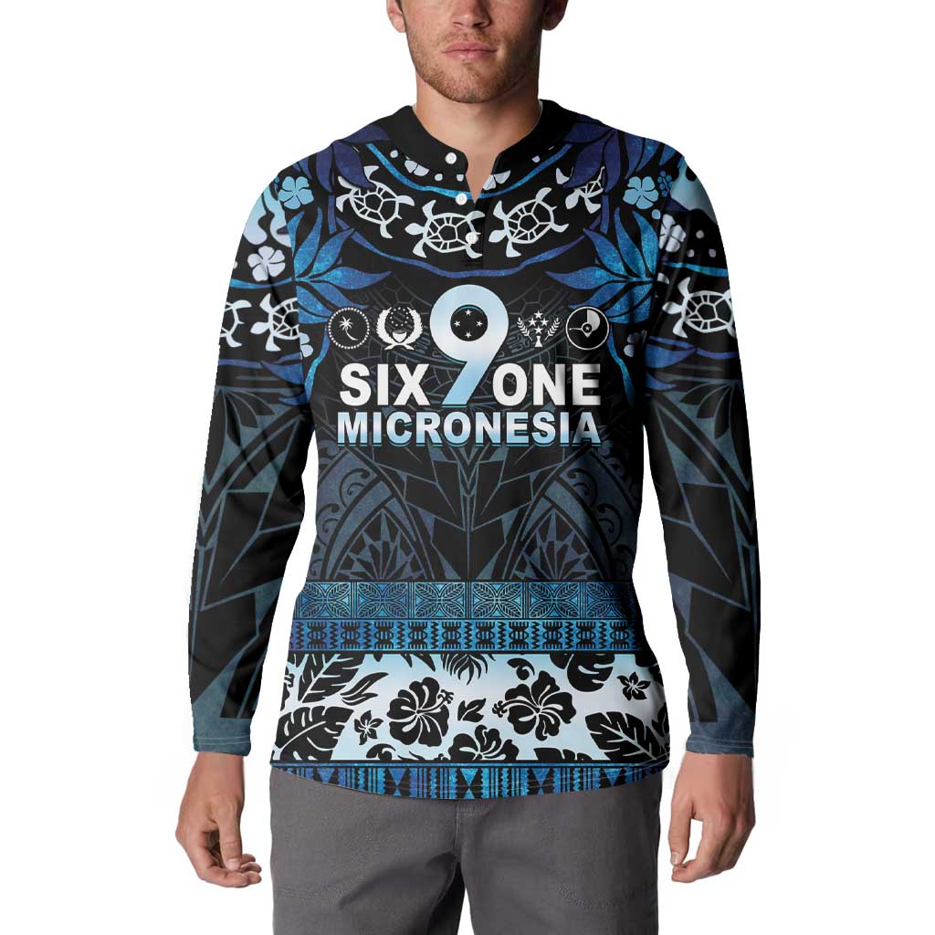 Micronesia FSM 691 Button Sweatshirt Respect Culture