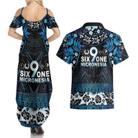 Micronesia FSM 691 Couples Matching Summer Maxi Dress and Hawaiian Shirt Respect Culture