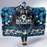 Micronesia FSM 691 Hooded Blanket Respect Culture LT05 One Size Blue - Polynesian Pride