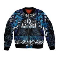 Micronesia FSM 691 Sleeve Zip Bomber Jacket Respect Culture