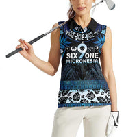 Micronesia FSM 691 Women Sleeveless Polo Shirt Respect Culture
