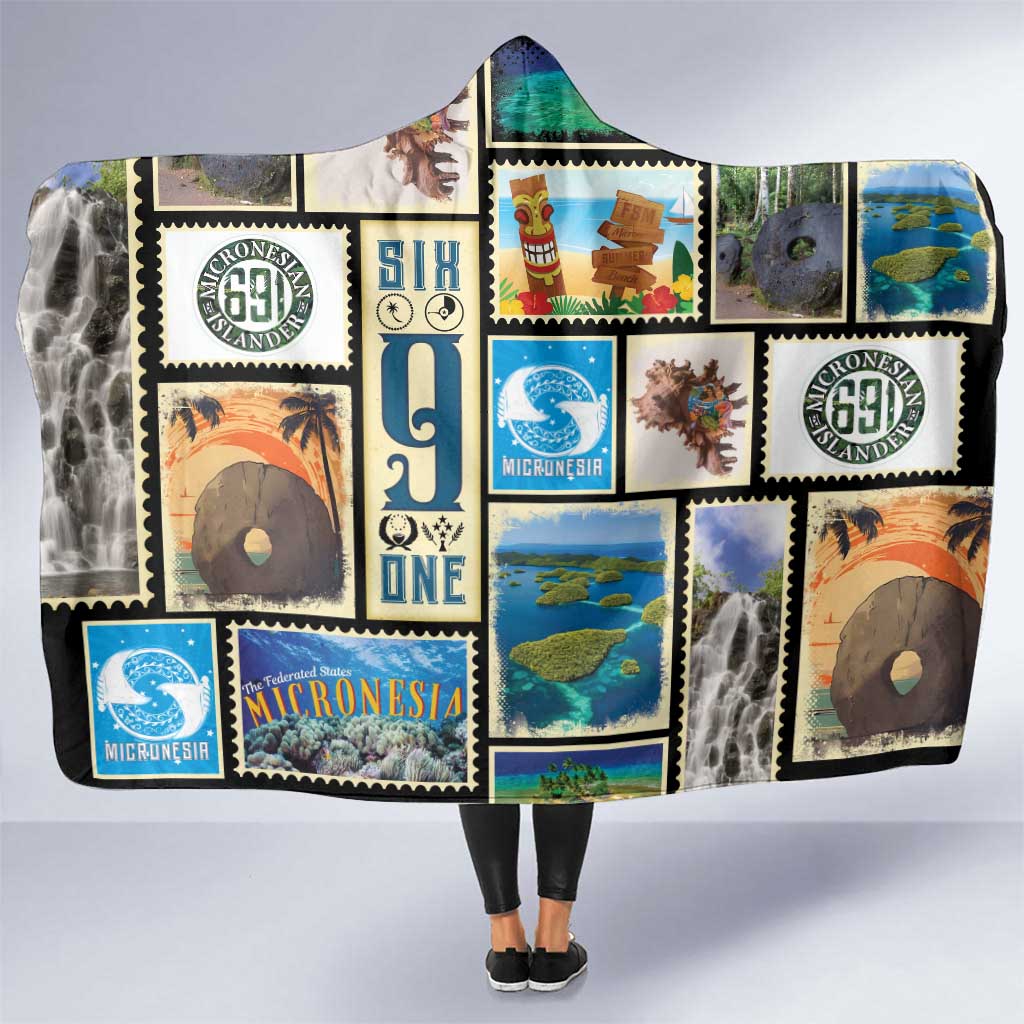 FSM Micronesia Culture Hooded Blanket