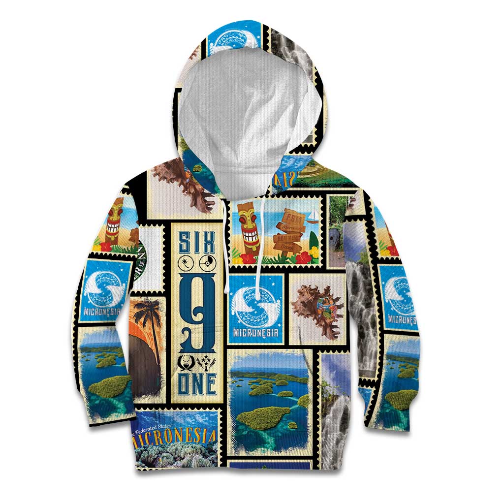 FSM Micronesia Culture Kid Hoodie LT05 Hoodie Colorful - Polynesian Pride