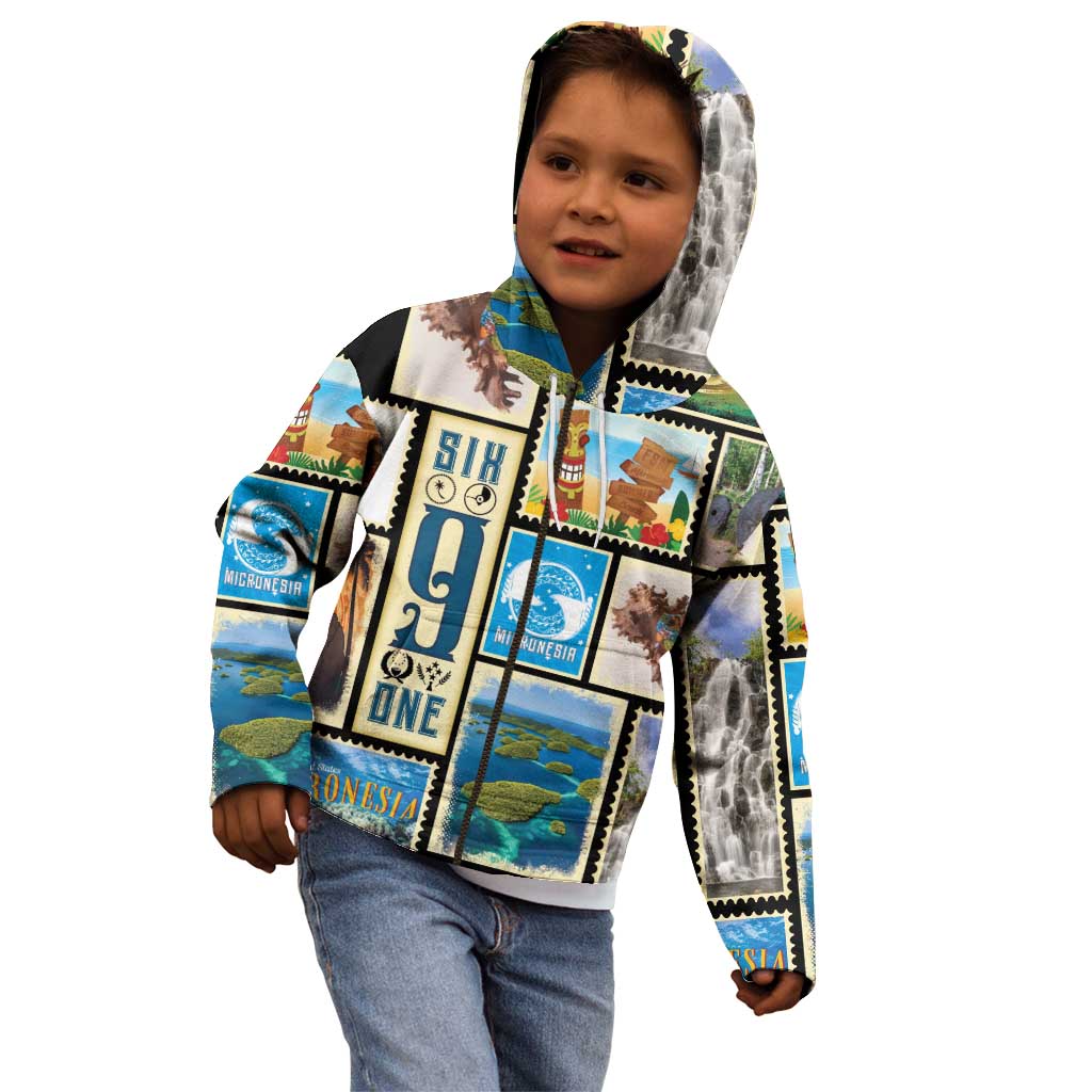 FSM Micronesia Culture Kid Hoodie LT05 - Polynesian Pride