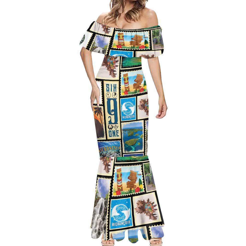 FSM Micronesia Culture Mermaid Dress LT05 - Polynesian Pride