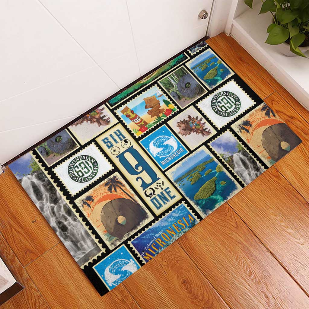 FSM Micronesia Culture Rubber Doormat LT05 - Polynesian Pride