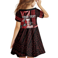 Personalized Hawaii Lahainaluna High School Family Matching Summer Maxi Dress and Hawaiian Shirt Tribal Tattoo With Hibiscus Flowers LT05 - Polynesian Pride