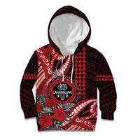 Personalized Hawaii Lahainaluna High School Kid Hoodie Tribal Tattoo With Hibiscus Flowers