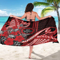 Hawaii Lahainaluna High School Sarong Tribal Tattoo With Hibiscus Flowers LT05 - Polynesian Pride