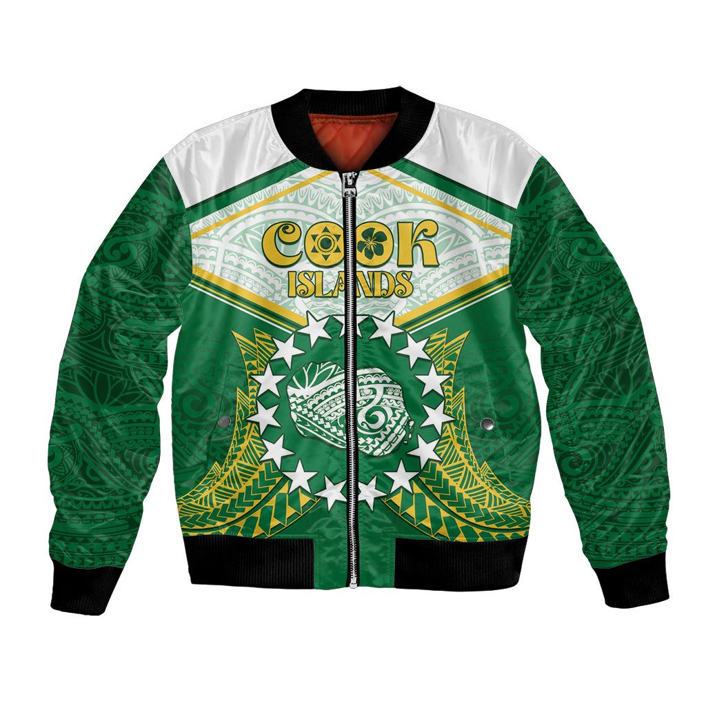 Personalised Cook Islands Ra o te Ui Ariki Bomber Jacket Polynesian Pattern