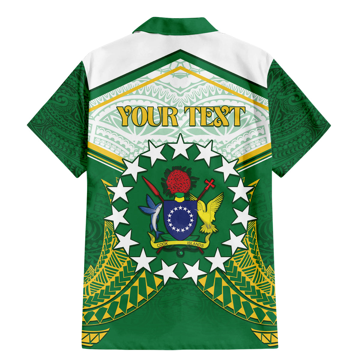 Personalised Cook Islands Ra o te Ui Ariki Family Matching Mermaid Dress and Hawaiian Shirt Polynesian Pattern