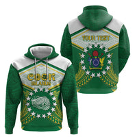 Personalised Cook Islands Ra o te Ui Ariki Zip Hoodie Polynesian Pattern