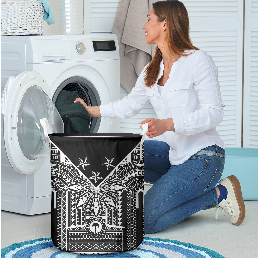 Black Philippines Sun Star Laundry Basket Igorot Tribal Inspiration