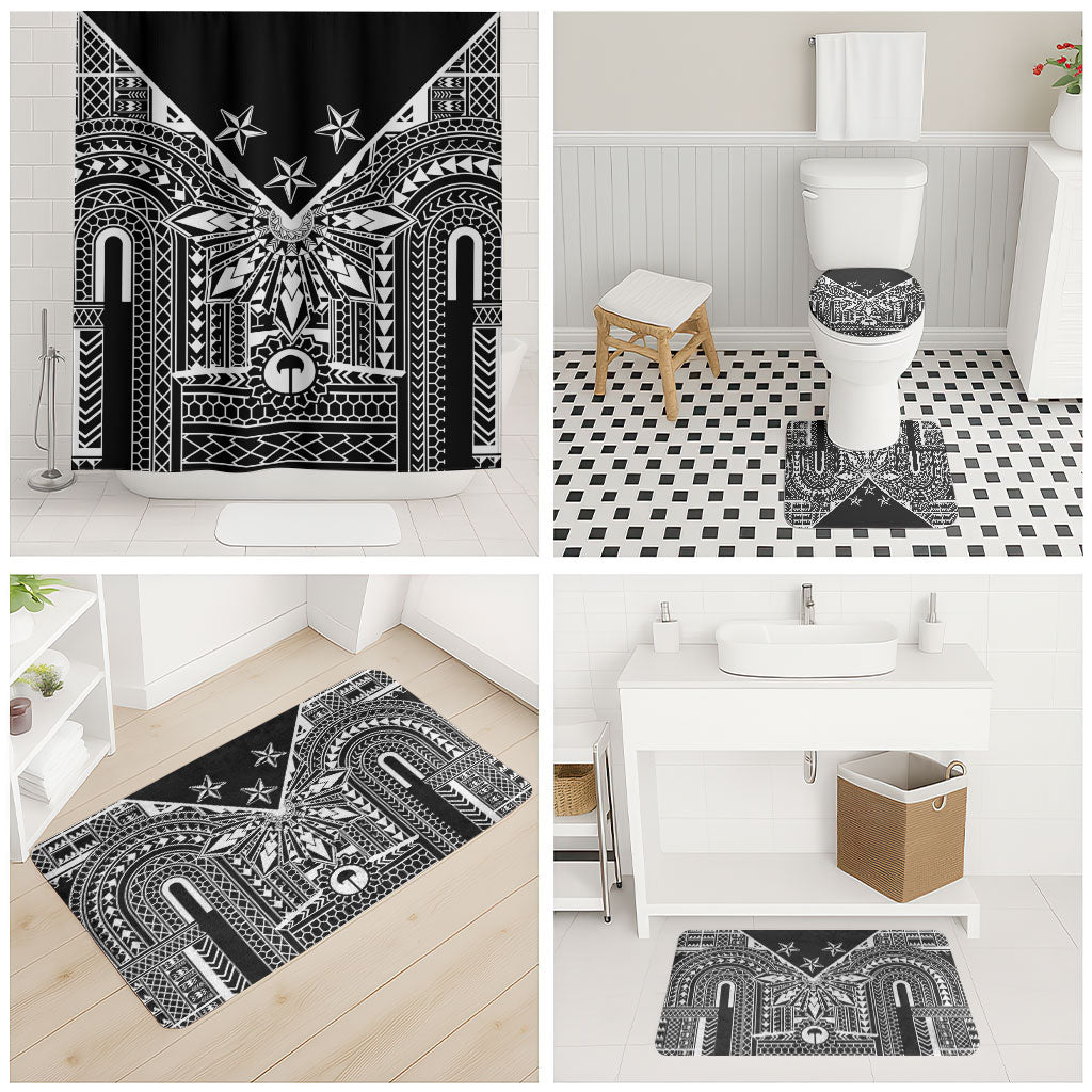 Black Philippines Sun Star Bathroom Set Igorot Tribal Inspiration