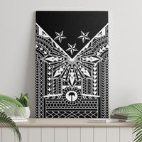 Black Philippines Sun Star Canvas Wall Art Igorot Tribal Inspiration