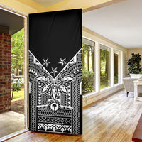 Black Philippines Sun Star Door Cover Igorot Tribal Inspiration