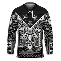 Black Philippines Sun Star Hockey Jersey Igorot Tribal Inspiration