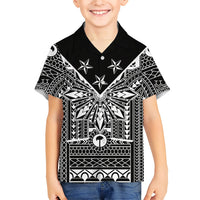 Black Philippines Sun Star Kid Hawaiian Shirt Igorot Tribal Inspiration LT05 Kid Black - Polynesian Pride