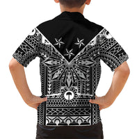Black Philippines Sun Star Kid Hawaiian Shirt Igorot Tribal Inspiration LT05 - Polynesian Pride