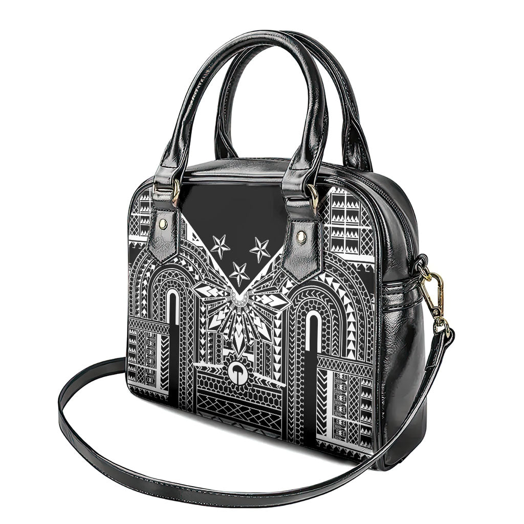 Black Philippines Sun Star Shoulder Handbag Igorot Tribal Inspiration