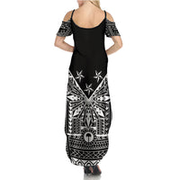 Black Philippines Sun Star Summer Maxi Dress Igorot Tribal Inspiration