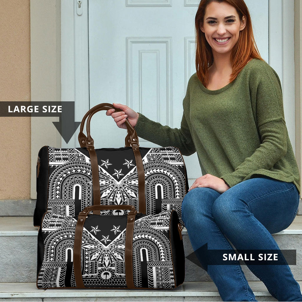 Black Philippines Sun Star Travel Bag Igorot Tribal Inspiration