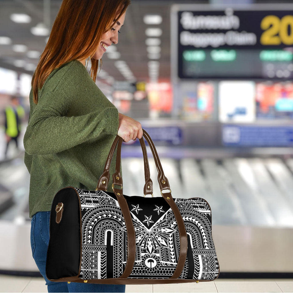Black Philippines Sun Star Travel Bag Igorot Tribal Inspiration