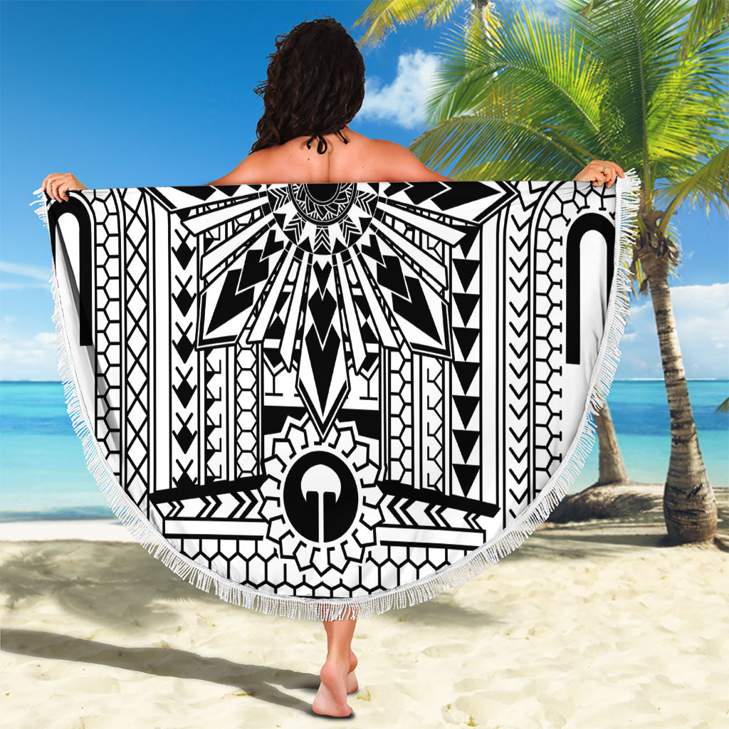 White Philippines Sun Star Beach Blanket Igorot Tribal Inspiration