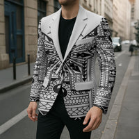 White Philippines Sun Star Blazer Igorot Tribal Inspiration