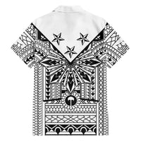 White Philippines Sun Star Hawaiian Shirt Igorot Tribal Inspiration