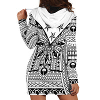 White Philippines Sun Star Hoodie Dress Igorot Tribal Inspiration