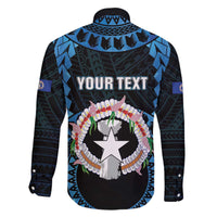 Personalized Northern Mariana Islands 78th Liberation Day Family Matching Off The Shoulder Long Sleeve Dress and Hawaiian Shirt