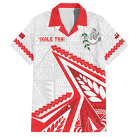 Custom Tonga Rugby 2024 Pacific Family Matching Long Sleeve Bodycon Dress and Hawaiian Shirt Go Ikale Tahi