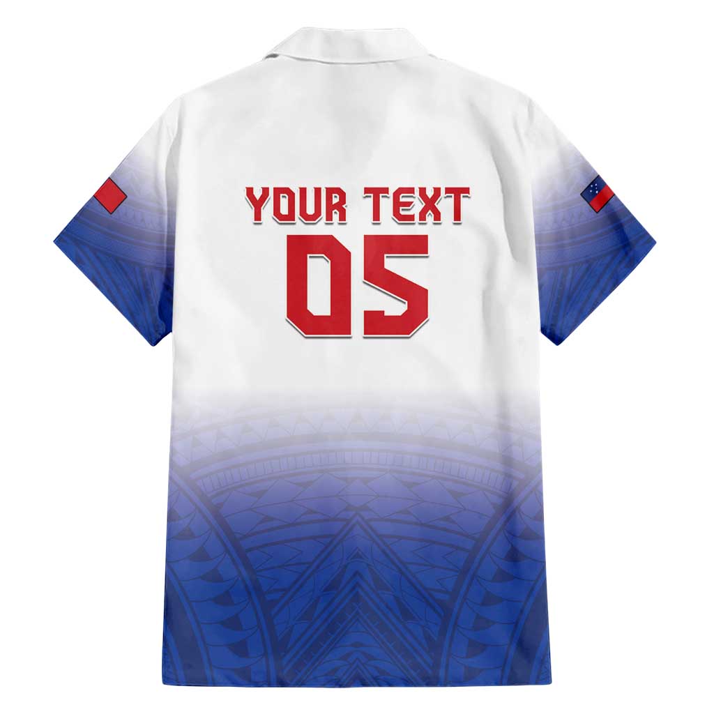 Custom Samoa Rugby 2024 Pacific Hawaiian Shirt Go Manu Samoa