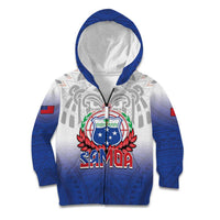 Custom Samoa Rugby 2024 Pacific Kid Hoodie Go Manu Samoa
