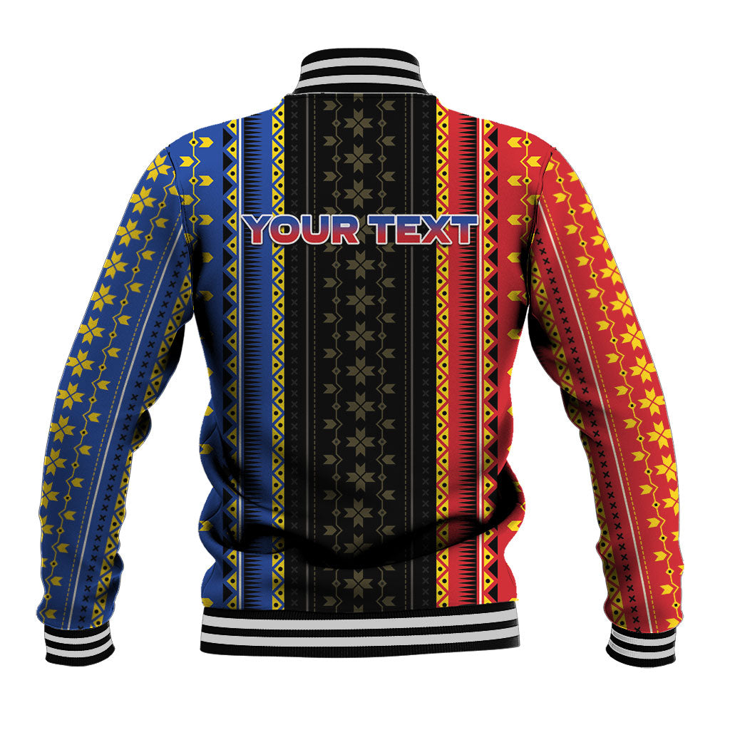 Personalised Philippines Filipinos Baseball Jacket Igorot Tribal Inspiration Pattern Style LT05 - Polynesian Pride