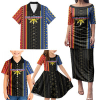 Personalised Philippines Filipinos Family Matching Puletasi and Hawaiian Shirt Igorot Tribal Inspiration Pattern Style LT05 - Polynesian Pride