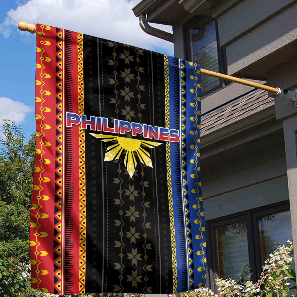 Philippines Filipinos Garden Flag Igorot Tribal Inspiration Pattern Style LT05 - Polynesian Pride