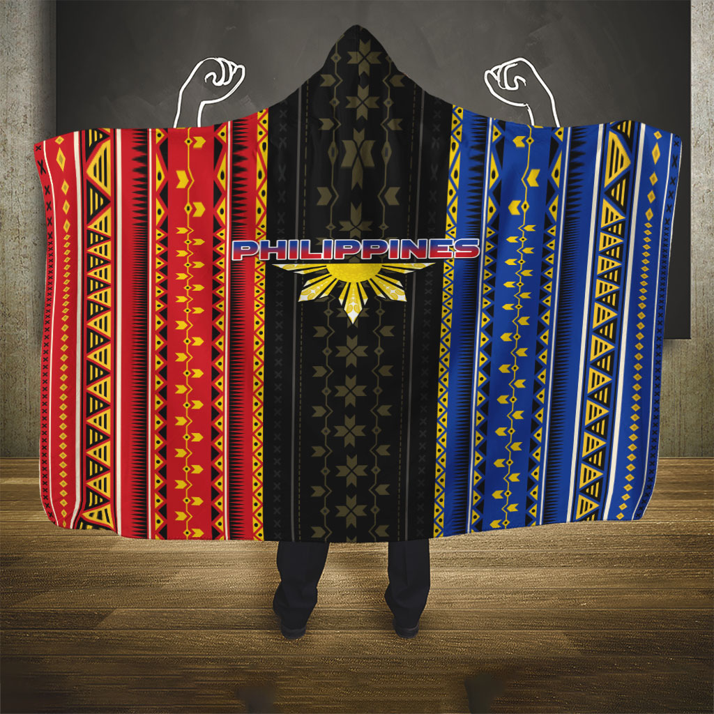 Philippines Filipinos Hooded Blanket Igorot Tribal Inspiration Pattern Style LT05 - Polynesian Pride