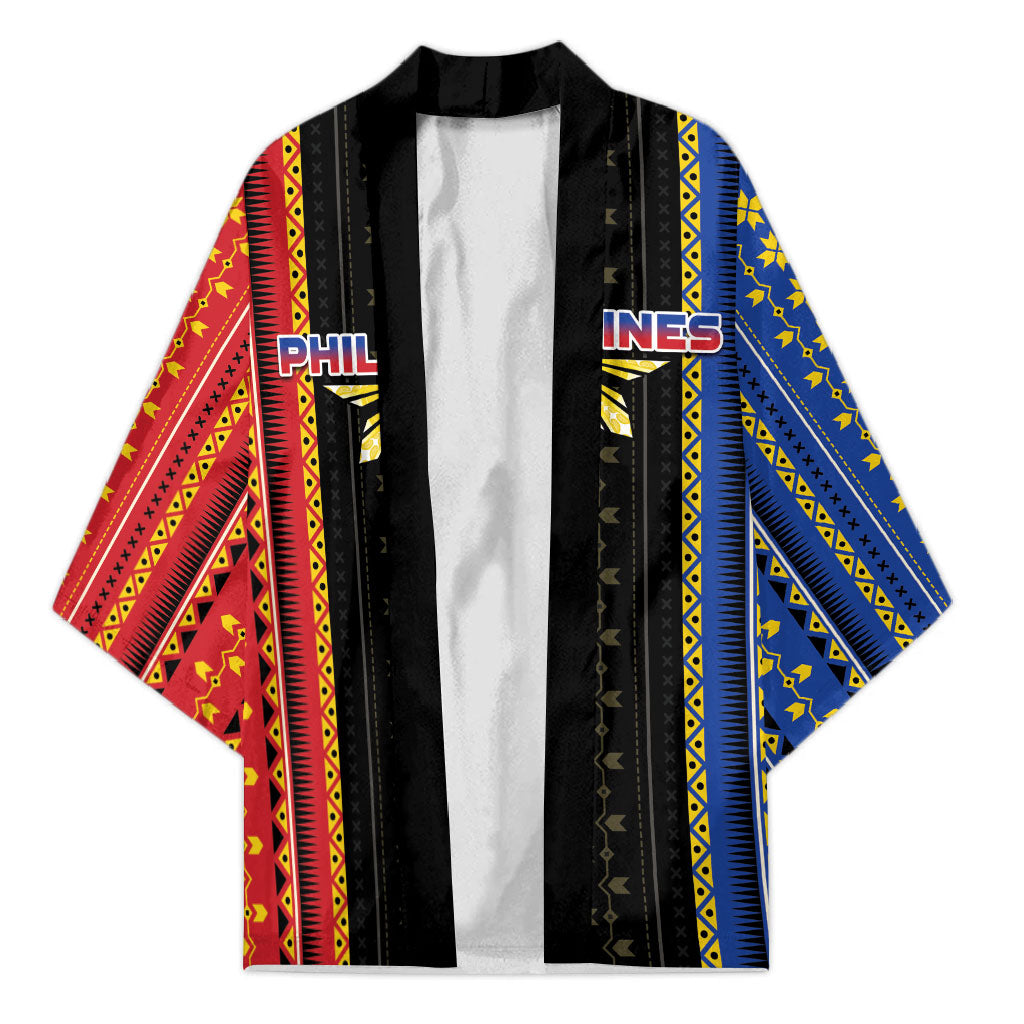Personalised Philippines Filipinos Kimono Igorot Tribal Inspiration Pattern Style LT05 Unisex Black - Polynesian Pride