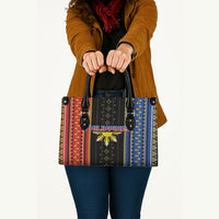 Philippines Filipinos Leather Bag Igorot Tribal Inspiration Pattern Style LT05 - Polynesian Pride
