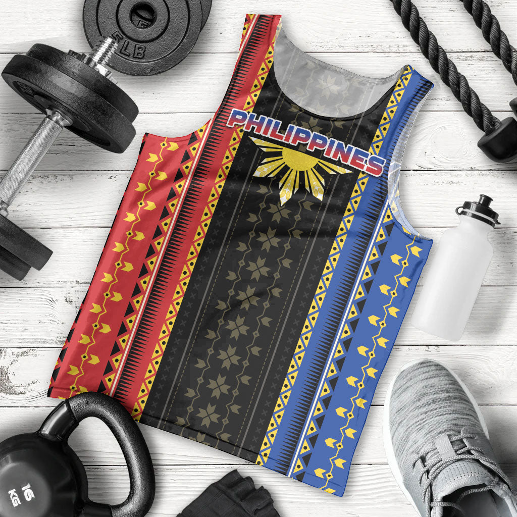 Personalised Philippines Filipinos Men Tank Top Igorot Tribal Inspiration Pattern Style