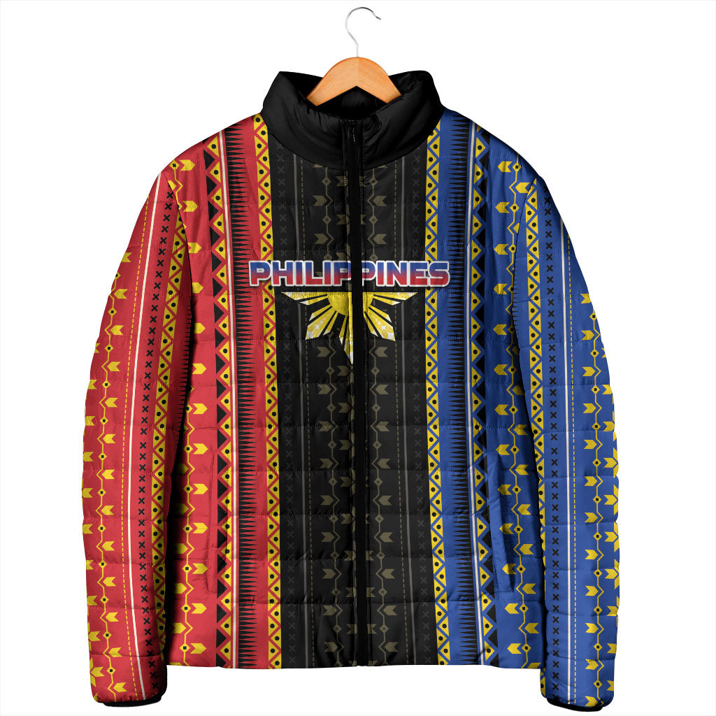 Personalised Philippines Filipinos Padded Jacket Igorot Tribal Inspiration Pattern Style LT05 - Polynesian Pride