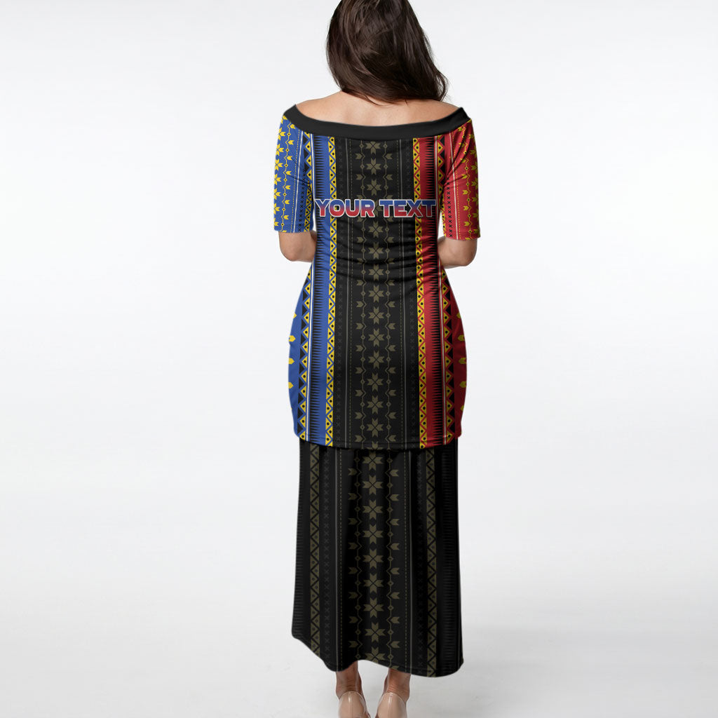 Personalised Philippines Filipinos Puletasi Igorot Tribal Inspiration Pattern Style LT05 - Polynesian Pride