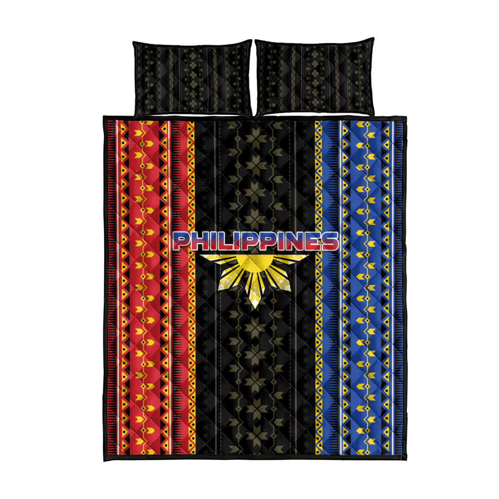 Philippines Filipinos Quilt Bed Set Igorot Tribal Inspiration Pattern Style LT05 - Polynesian Pride